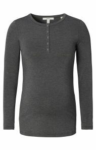 Maternity Lounge long sleeves - Charcoal Grey
