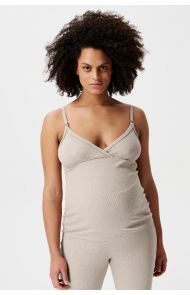 Noppies Nursing pyjama top Maja - Taupe Melange