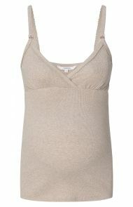 Nursing pyjama top Maja - Taupe Melange