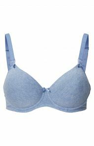 Gepolsterter Still-BH Cotton Melange - Blue Melange