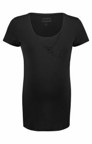Nursing t-shirt Rome - Black