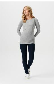 Noppies Nursing shirt Lane - Grey Melange