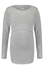 Nursing shirt Lane - Grey Melange