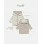 Noppies Baby Strickjacke Bonny - Reversible - Taupe Melange thumbnail