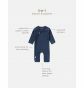 Noppies Baby Strampler Nevis - Navy Melange thumbnail