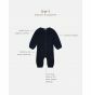 Noppies Baby Grenouillère Monrovia - Navy thumbnail
