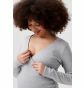 Noppies Nursing shirt Sara - Grey Melange thumbnail