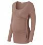 Noppies T-shirt d'allaitement Elin - Deep Taupe thumbnail