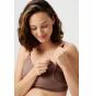 Noppies Nursing bra seamless pumping Mae Sensil® Breeze - Deep Taupe thumbnail