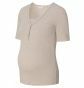 Noppies Pyjamatop met voedingsfunctie Renate - Taupe Melange thumbnail