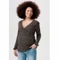 Noppies Blouse Janice - Black flower thumbnail