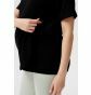 Noppies Nursing t-shirt Ifke - Black thumbnail