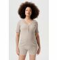 Noppies Short de pyjama Jada - Taupe Melange thumbnail