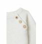 Noppies Baby T-shirt manches longues Barre - Oatmeal thumbnail