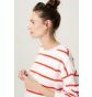 Noppies Maternity Trui met voedingsfunctie Jair - Tango Red Stripe thumbnail