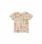 Noppies Baby T-shirt Okazaki - Tropical pattern Off white thumbnail