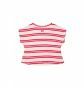 Noppies Baby T-shirt Marfa - Stripe pattern Pink thumbnail