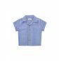 Noppies Baby T-shirt Osnabruck - Check pattern Medium blue thumbnail