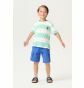 Noppies Kids T-shirt Lutcher - Stripe pattern Medium Grey thumbnail