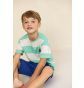 Noppies Kids T-shirt Lutcher - Stripe pattern Medium Grey thumbnail