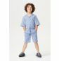 Noppies Kids T-shirt Osnabruck - Check pattern Medium blue thumbnail
