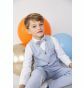 Noppies Kids Gilet Mersin - Blue Melange thumbnail