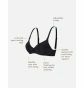 Noppies Nursing bra padded Honolulu - Black thumbnail