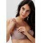 Noppies Nursing bra padded Cotton Melange - Bark Melange thumbnail