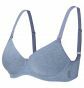 Noppies Voorgevormde voedingsbh Cotton Melange - Light Blue Melange thumbnail