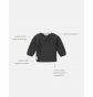 Noppies Baby Cardigan Pino - Dark grey melange thumbnail