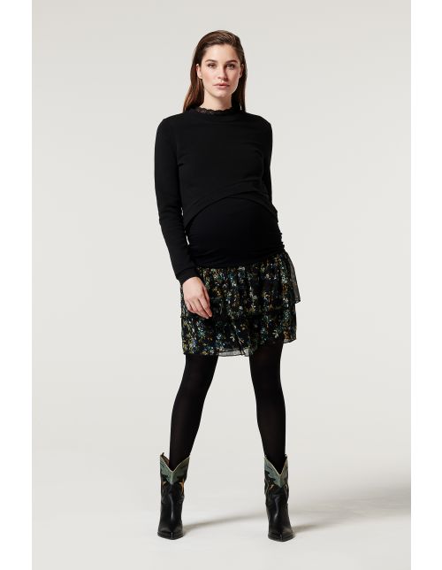 Supermom T-shirt manches longues Fancy - Black
