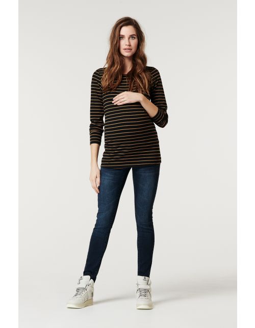 Supermom T-shirt manches longues Stripe - Toasted Coconut