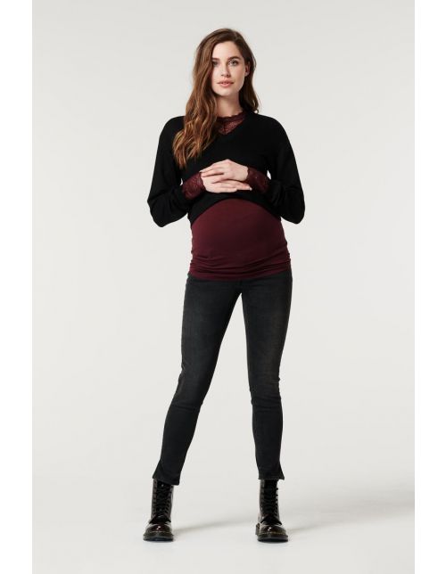 Supermom Pull Cropped - Black