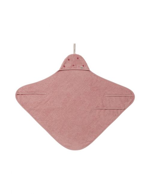 Noppies Newborn wrap towel Clover 72x92 cm - Misty Rose