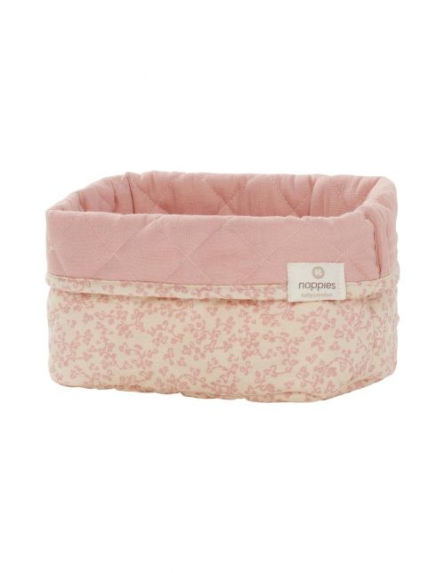 Noppies commode mandje Botanical Size S - 21x13x17cm - Misty Rose