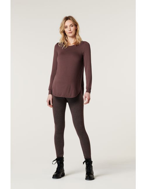 Esprit T-shirt manches longues - Coffee