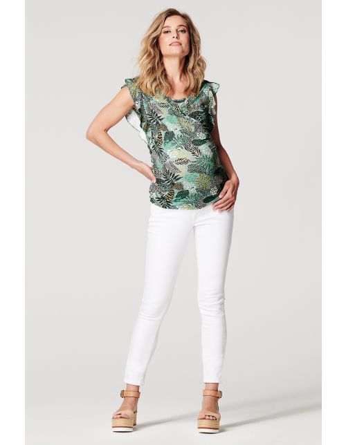 Noppies Voedings t-shirt Billy - Blue Surf