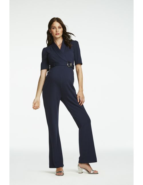 Queen Mum Nursing jumpsuit Praque - Black Iris