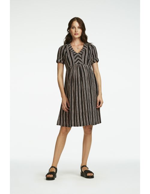 Queen Mum Nursing dress Orlando - Black