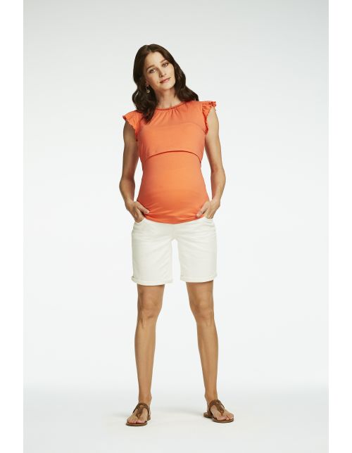 Queen Mum Jeans shorts Madison - Snow White