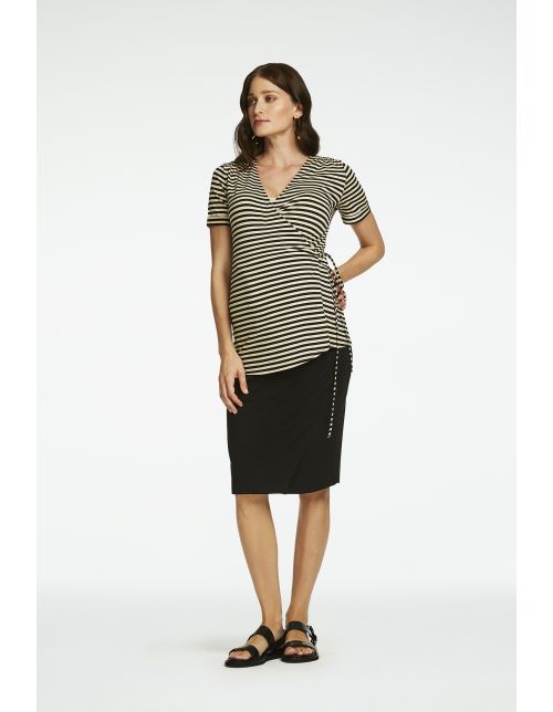 Queen Mum Nursing t-shirt Miami - Black