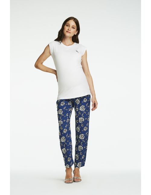 Queen Mum T-shirt Boston - Optical White