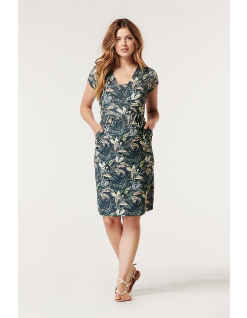 Noppies Nursing dress Linden - Dark Slate
