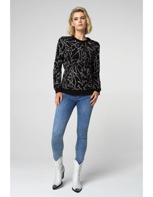 Supermom Trui Lines - Black