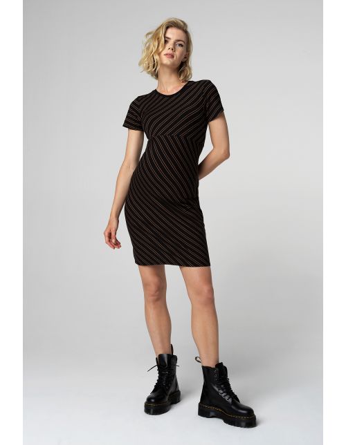 Supermom Dress Duo Stripe - Black