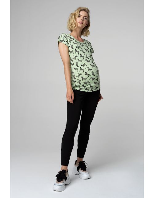 Supermom T-shirt Zebra - Smoke Green
