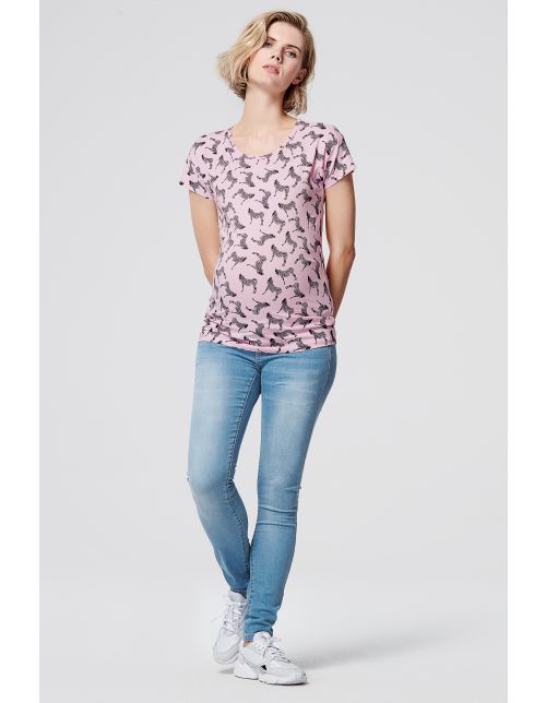Supermom T-shirt Zebra - Pink Lady