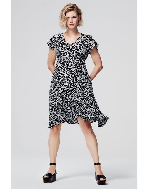 Supermom Jurk Leopard - Black