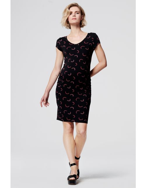 Supermom Jurk Rainbow - Black