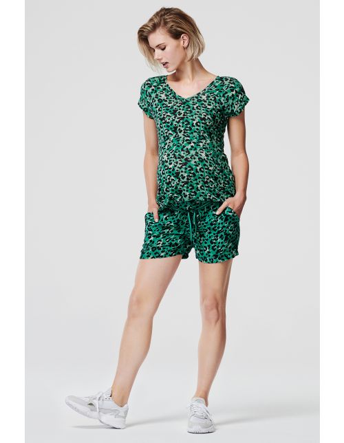 Supermom T-shirt Sea Leopard - Sea Green